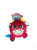 GiGwi Jumpball Plush Red Bull Plush/PVC