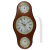 Woodpecker Quartz Wall Clock Thermometer Hygrometer 30 x 15 cm – 108