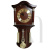 Woodpecker Solid Wood Quartz Large Wall Clock with Pendulum 30 x 70 cm – 9423