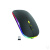 Wireless Rechargeable Optical Mouse with Light 2.4GHz Black – 1760