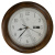 Woodpecker Quartz Analog Round Wall Clock with Calendar 28cm Diameter – 7288 a42